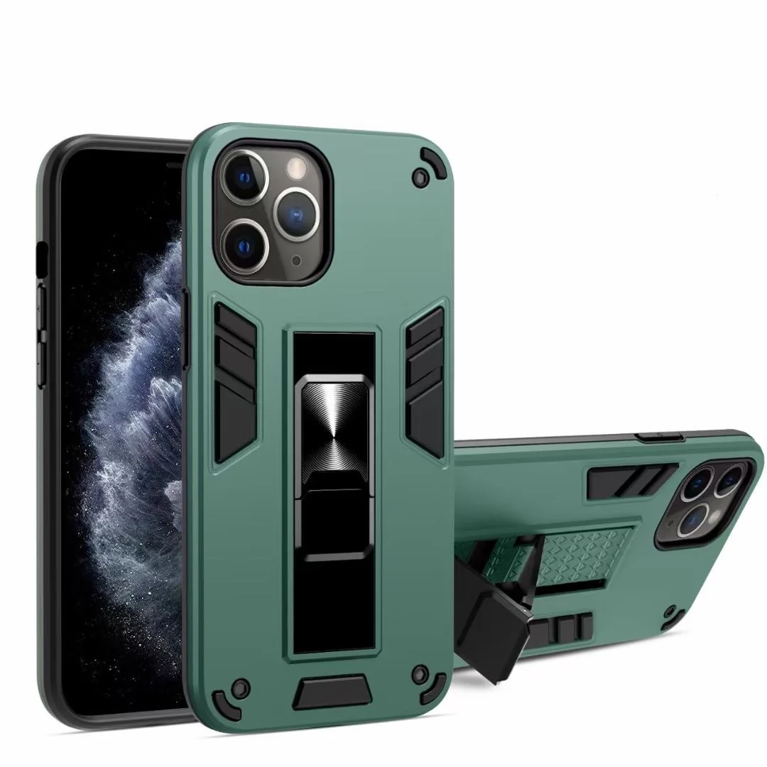 For iPhone 12Pro Case Cell Mobile Back Cover TPU+PC Phone Case With Invisibility Stand Holder, 14colors
For iPhone 12Pro Case Cell Mobile Back Cover TPU+PC Phone Case With Invisibility Stand Holder, 14colors