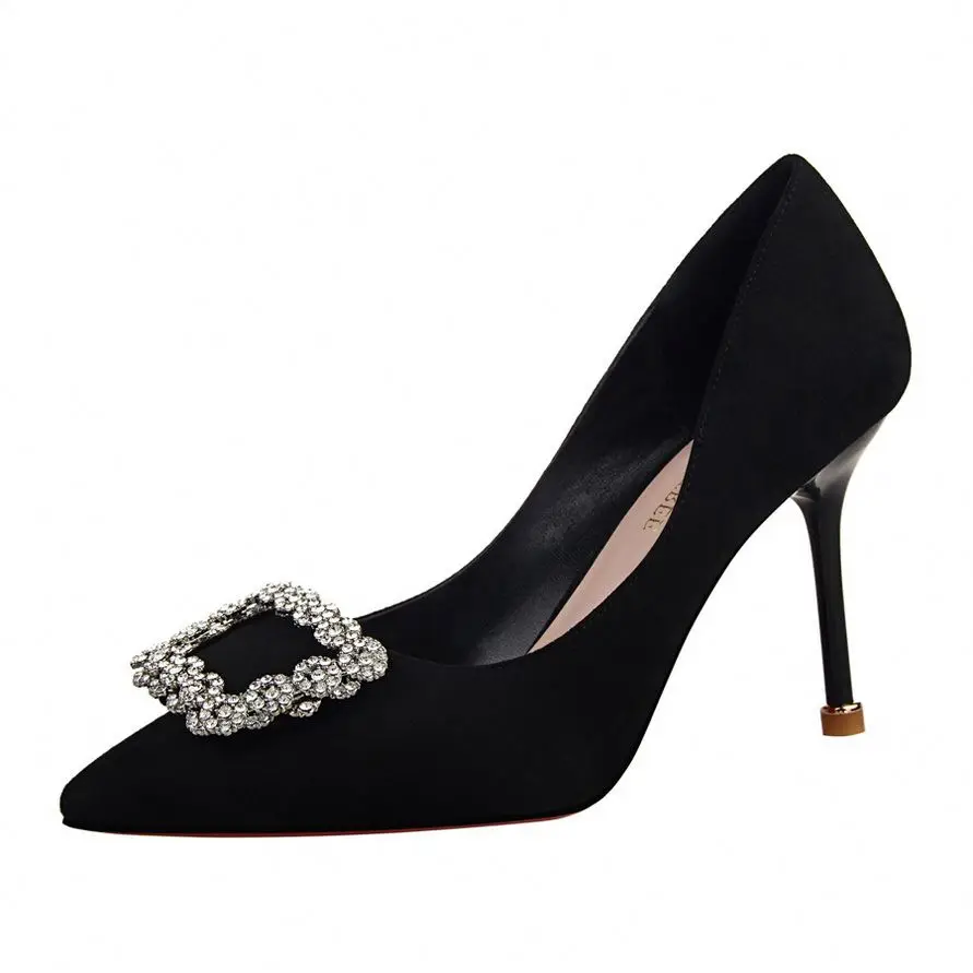 H yeheler Zapatos de novia Wholesale European Woman Heel Stilettos Crystal Diamond Pumps Pointed Toe Luxury Shoes For Women, 5 colors
H yeheler Zapatos de novia Wholesale European Woman Heel Stilettos Crystal Diamond Pumps Pointed Toe Luxury Shoes For Women, 5 colors