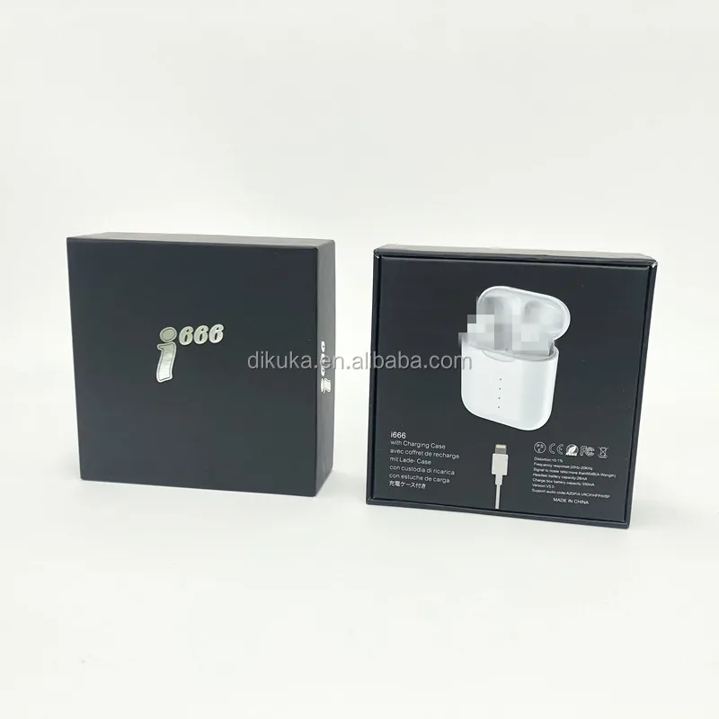 2019 new arrivals electronic i666 tws 5.0 wireless stereo earphone earbuds headset - ANKUX.COM