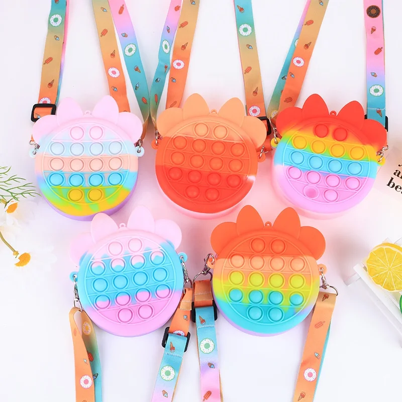 silicone children bag preschoolers cute kids cartoon shaped Minnie Rainbow push fidget pop bubble coin purse
silicone children bag preschoolers cute kids cartoon shaped Minnie Rainbow push fidget pop bubble coin purse