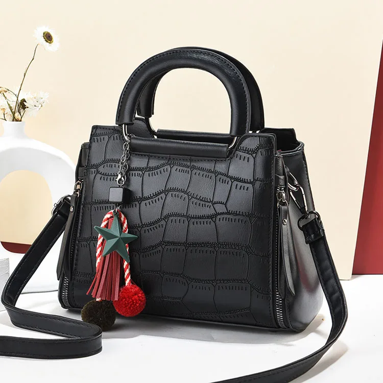 Ladies Handbag New Large Capacity Crocodile Pattern Single Shoulder Messenger Bag, 7 colors
Ladies Handbag New Large Capacity Crocodile Pattern Single Shoulder Messenger Bag, 7 colors