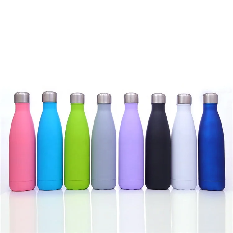 17oz Cola water bottle rubber paint frosted bullet sports bottle double wall stainless steel gift custom Cup, Customized color acceptable
17oz Cola water bottle rubber paint frosted bullet sports bottle double wall stainless steel gift custom Cup, Customized color acceptable