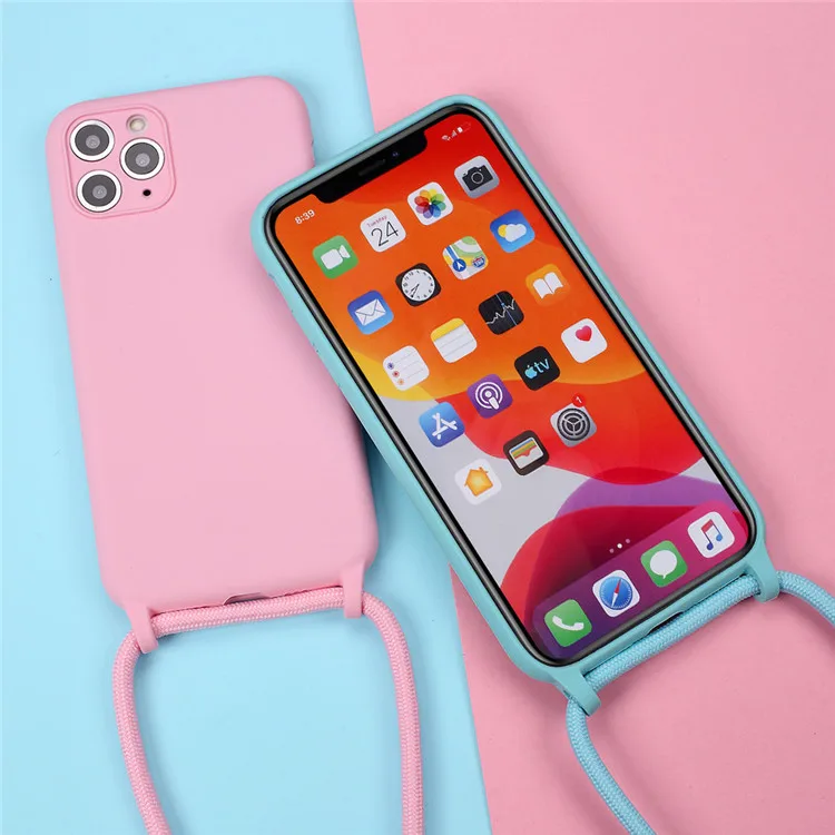 Soft Silicone Necklace Lanyard Back Cover For Iphone 11 Pro Max Wholesale Phone Case
Soft Silicone Necklace Lanyard Back Cover For Iphone 11 Pro Max Wholesale Phone Case