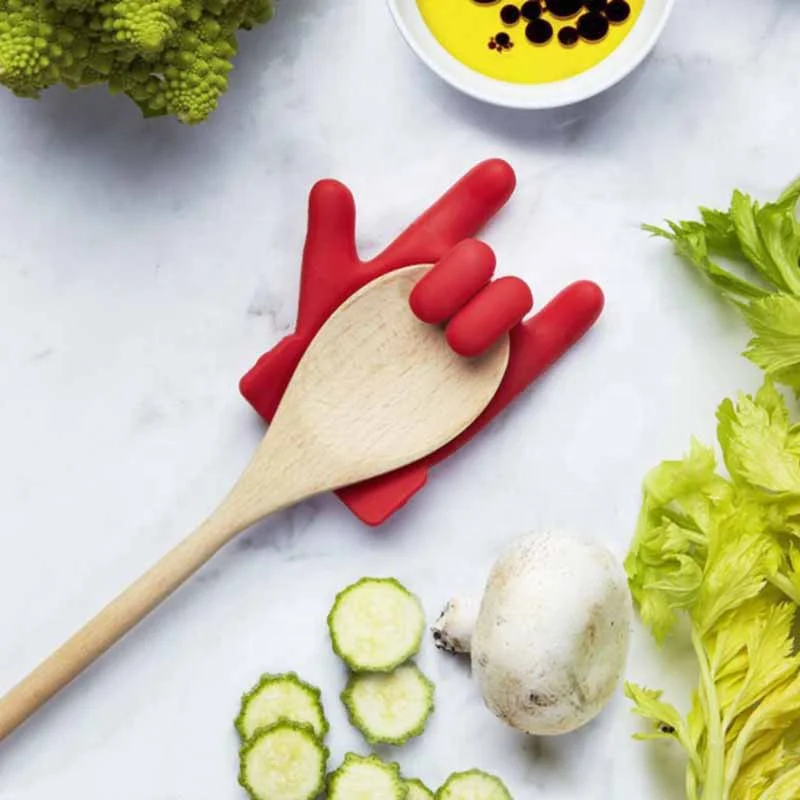 Palm Shaped Anti Overflow Lid Kitchen Tool Silicone Lifting Finger Pot Cover High Soup Spoon Rack, Red
Palm Shaped Anti Overflow Lid Kitchen Tool Silicone Lifting Finger Pot Cover High Soup Spoon Rack, Red