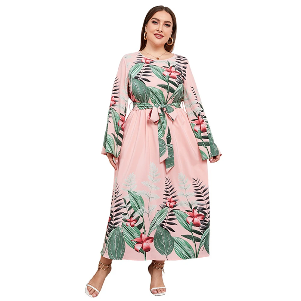 Autumn Fashion High Quality Floral Plus Size Dress Trendy Cute Casual Women Long Sleeve Maxi Plus Size Dress, Multicolor
Autumn Fashion High Quality Floral Plus Size Dress Trendy Cute Casual Women Long Sleeve Maxi Plus Size Dress, Multicolor