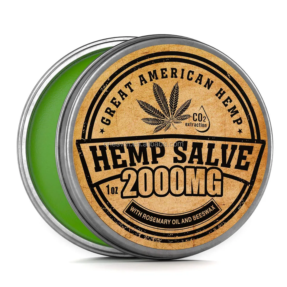 oem natural organic hemp salve hemp extract balm healing