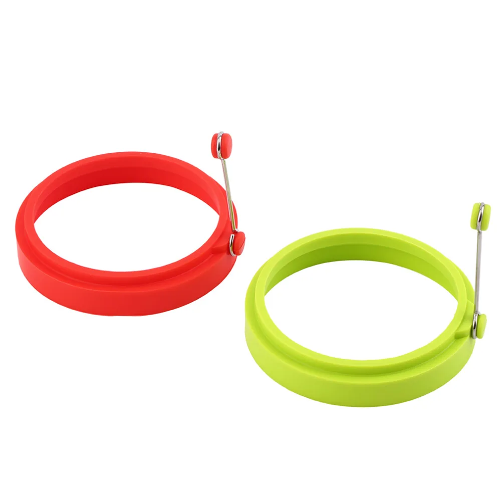 High Temperature Resistant Kitchen Utensils Silicone Round Omelette Ring Non-stick Omelette Mold Kitchen Accessories, As photo
High Temperature Resistant Kitchen Utensils Silicone Round Omelette Ring Non-stick Omelette Mold Kitchen Accessories, As photo
