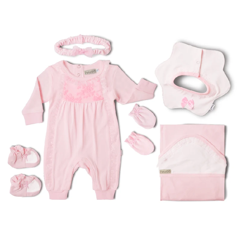 Petelulu Pink Lace Mtach Infant Clothes Combed Cotton 0-3 Months New Born Baby Gift Set Wholesale
Petelulu Pink Lace Mtach Infant Clothes Combed Cotton 0-3 Months New Born Baby Gift Set Wholesale