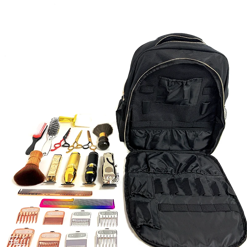 Custom Barber Carrying Case Barber Backpack with Multi Pockets Durable Barber Tool Carrier Professional, Black or grey or customized color
Custom Barber Carrying Case Barber Backpack with Multi Pockets Durable Barber Tool Carrier Professional, Black or grey or customized color