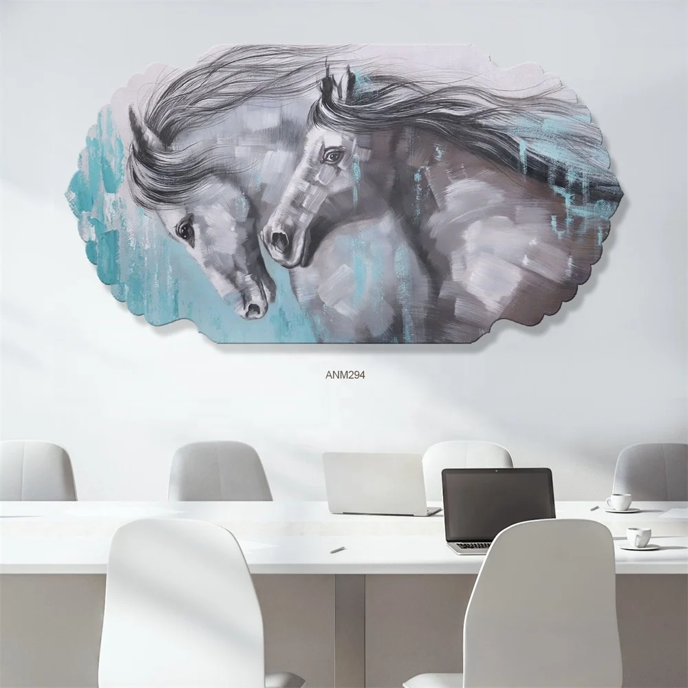 Unique Shape 100% Handmade Decorative Wall Art Picture Abstract Art Canvas Horse Acrylic Oil Painting
Unique Shape 100% Handmade Decorative Wall Art Picture Abstract Art Canvas Horse Acrylic Oil Painting