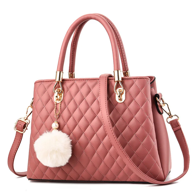 New Design Large Capacity Solid Color High Quality Leather Diamond Lattice Women Shoulder Bag, Black khaki green orange red pink
New Design Large Capacity Solid Color High Quality Leather Diamond Lattice Women Shoulder Bag, Black khaki green orange red pink