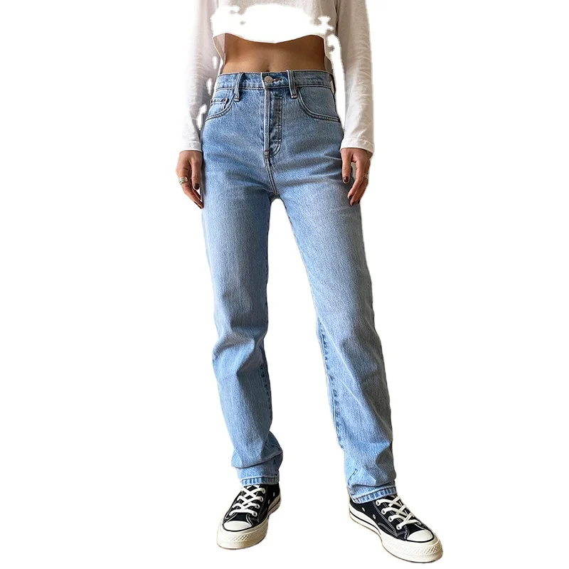Women's Pants High Waist Straight Leg Pants Washed Fashion Denim Trousers Vintage Clothes Undefined Mom Jean Femme Jeans Woman
Women's Pants High Waist Straight Leg Pants Washed Fashion Denim Trousers Vintage Clothes Undefined Mom Jean Femme Jeans Woman