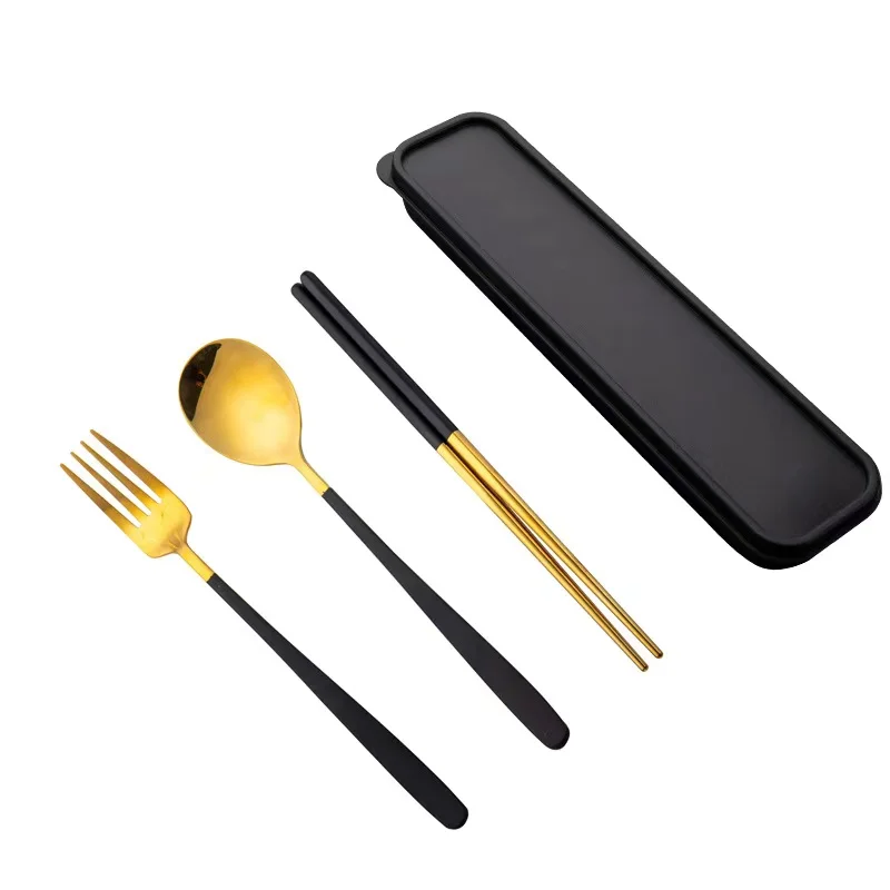 410 Premium Quality Korean Picnic Dinnerware Camping Portable Flatware Travel Stainless Steel Cutlery Set, Gold
410 Premium Quality Korean Picnic Dinnerware Camping Portable Flatware Travel Stainless Steel Cutlery Set, Gold