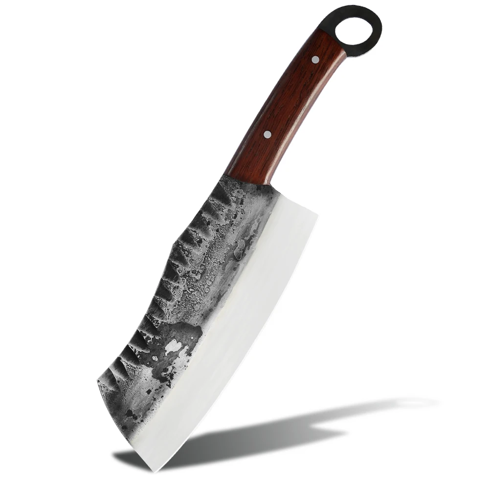 Traditional Old Style Classic 8 Inch Carbon Steel Full Tang Wood Handle 4mm Thick Chinese Hand Forged Handmade Chef Knife
Traditional Old Style Classic 8 Inch Carbon Steel Full Tang Wood Handle 4mm Thick Chinese Hand Forged Handmade Chef Knife