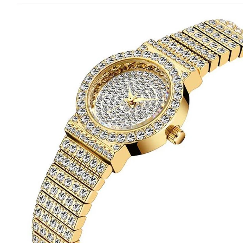 24mm Small Women Diamond Watch Waterproof Analog 18K Gold Classic Watch
24mm Small Women Diamond Watch Waterproof Analog 18K Gold Classic Watch