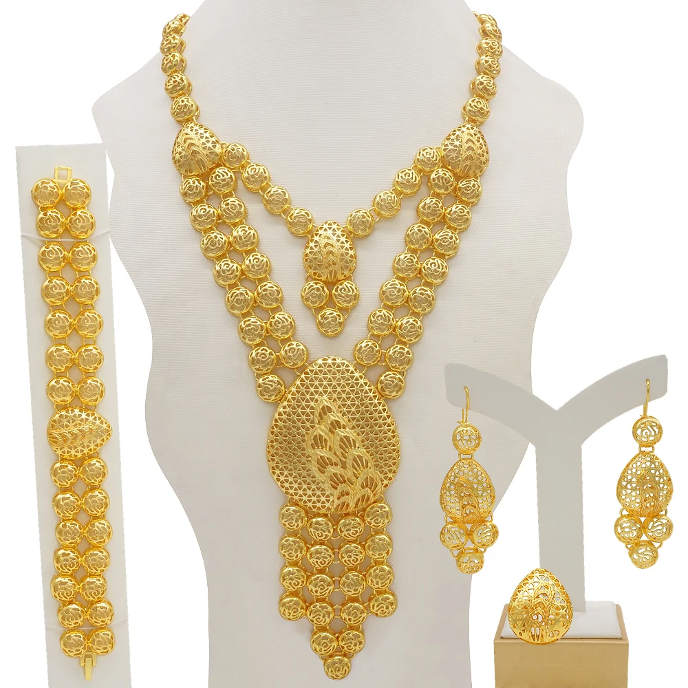 2021 plated gold jewelry set African fashion jewelry sets gold plated jewelry necklace sets BJW40, As picture
2021 plated gold jewelry set African fashion jewelry sets gold plated jewelry necklace sets BJW40, As picture