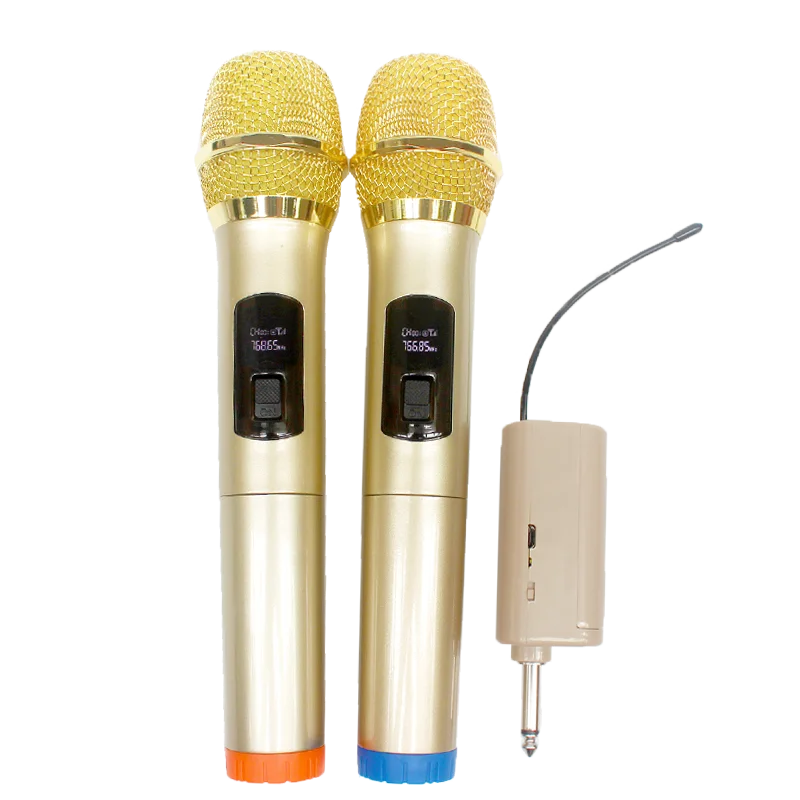 Microphone C-828 U segment household KTV conference handheld wireless microphone, Gold
Microphone C-828 U segment household KTV conference handheld wireless microphone, Gold
