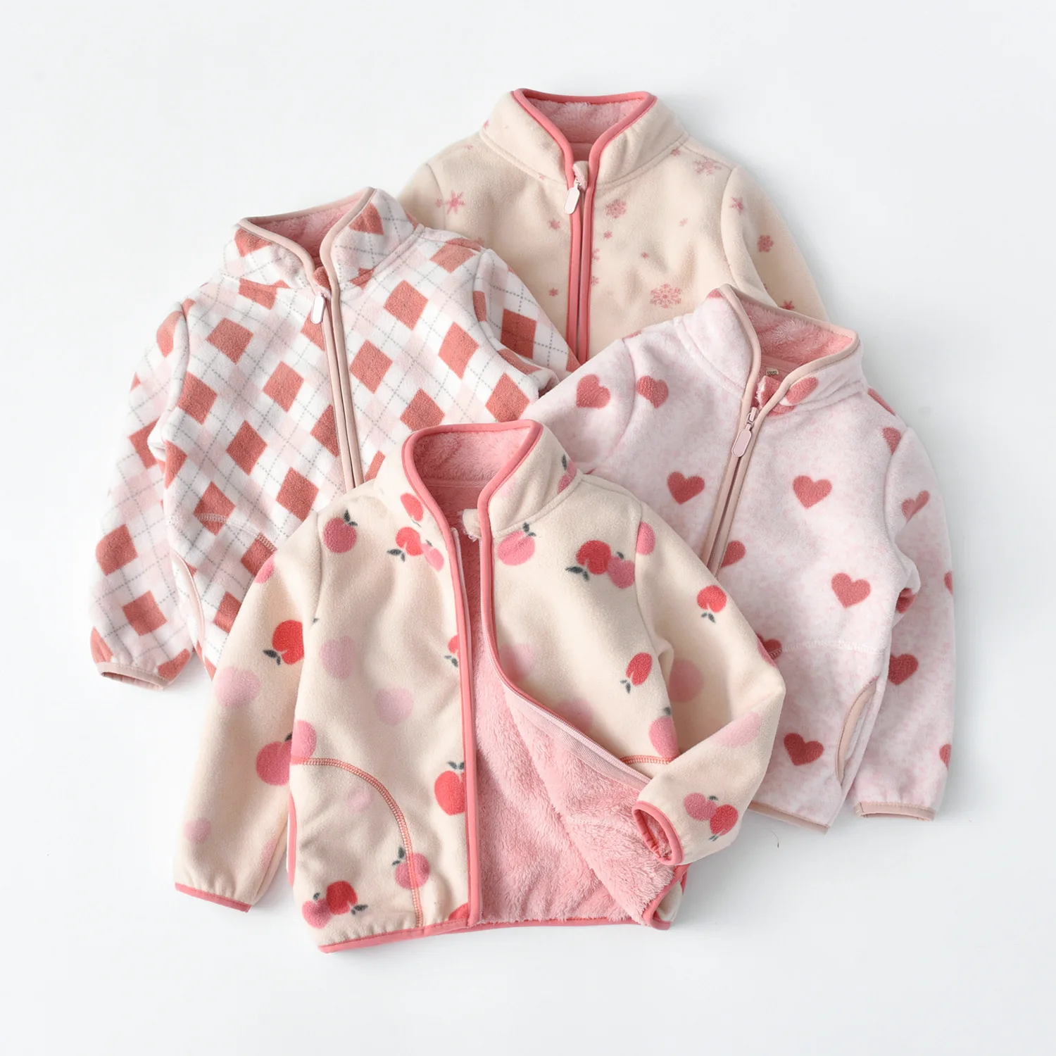 2-12T Pink Cute Printed Thick Polar Fleece Little Kids Girl Warm Jackets And Coats Winter
2-12T Pink Cute Printed Thick Polar Fleece Little Kids Girl Warm Jackets And Coats Winter