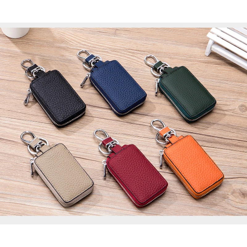 High Quality Car Key Holder Bag Key Leather Wallet For Men and Women Waist Hanging Key Bag
High Quality Car Key Holder Bag Key Leather Wallet For Men and Women Waist Hanging Key Bag