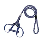 Reflective Nylon Large Harness All Weather Service Adjustable Safety Lead For Dogs Pet