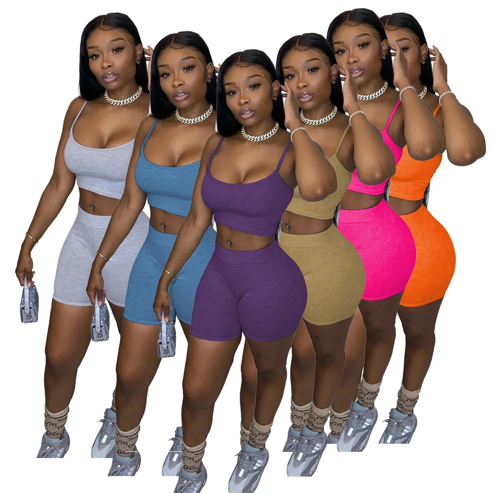 2021Summer 2 Piece Set Women Vest with Short Yoga Sports Two Pieces Sets Womens Jogging Fitness Set Clothes Wholesale
2021Summer 2 Piece Set Women Vest with Short Yoga Sports Two Pieces Sets Womens Jogging Fitness Set Clothes Wholesale