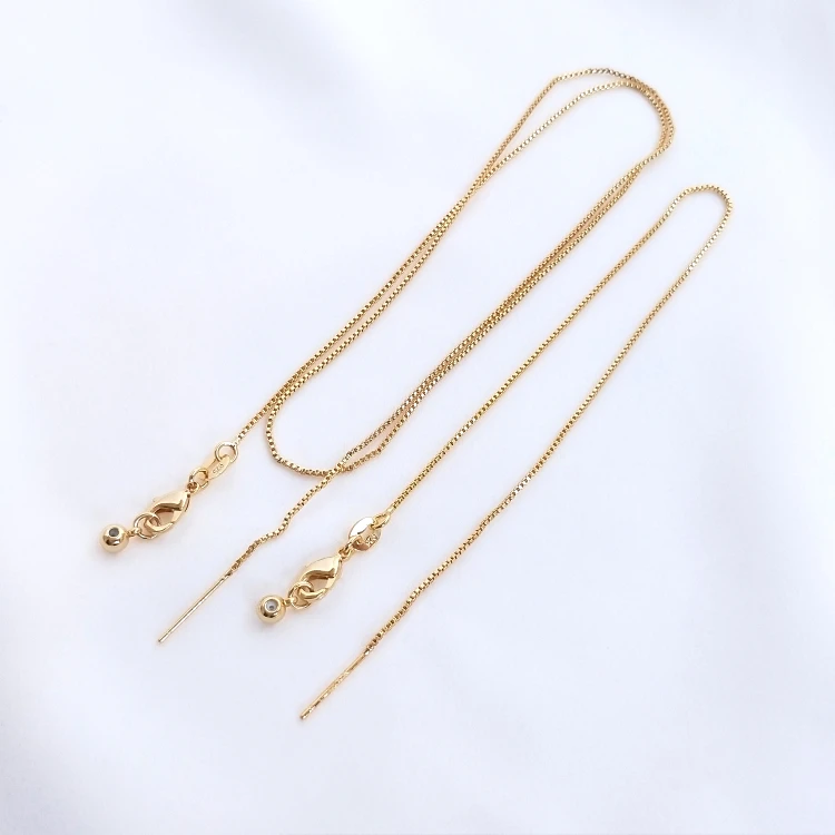 Hot Sale Jewelry Making Accessories Chain Necklace Present Box Decorated Chain, 14k gold
Hot Sale Jewelry Making Accessories Chain Necklace Present Box Decorated Chain, 14k gold