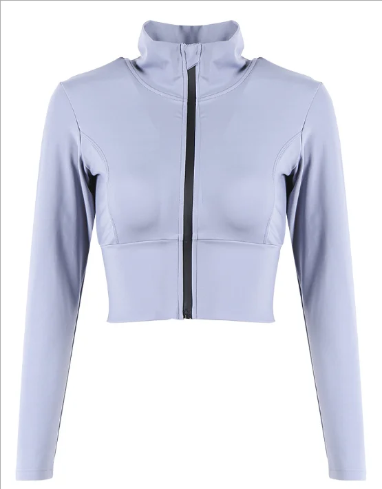 Fall Winter Sports Coat Women's Slim Elastic Yoga Wear Zippered Outdoor Running Fitness Casual Long Sleeve Top, Can be customized
Fall Winter Sports Coat Women's Slim Elastic Yoga Wear Zippered Outdoor Running Fitness Casual Long Sleeve Top, Can be customized