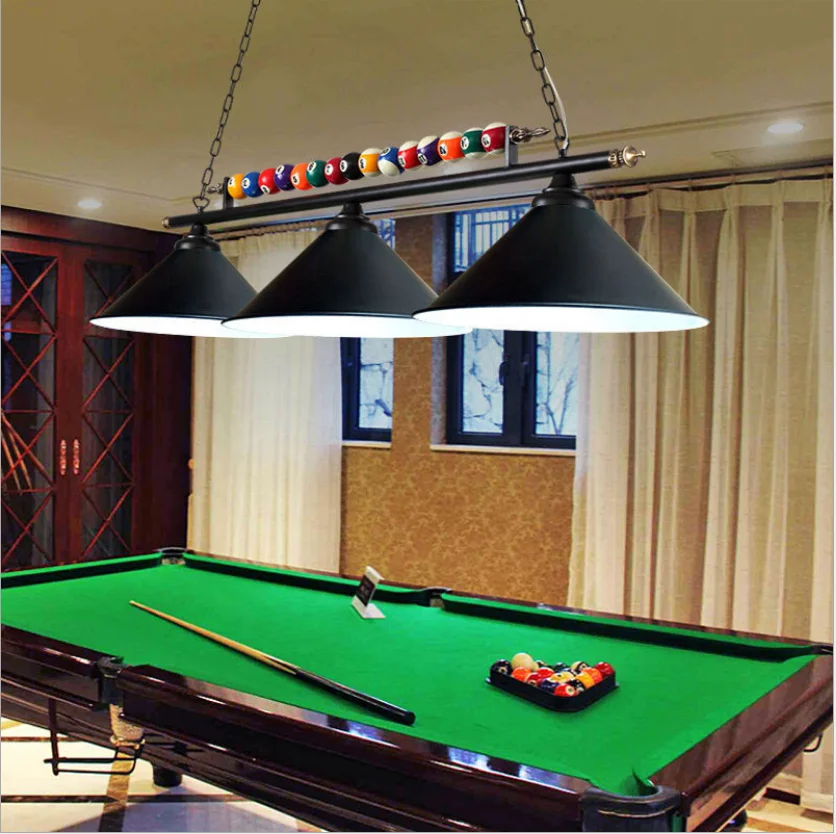 Hot sale American Vintage island hanging pool table lamp industrial Billiard pendant light LED retro snooker table chandelier
Hot sale American Vintage island hanging pool table lamp industrial Billiard pendant light LED retro snooker table chandelier