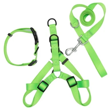 Handle Adjustable Neck And Collars Dog Harness Nylon Material Collar Leash Thin Strap Lead Set Tri Harness Set Dog
Handle Adjustable Neck And Collars Dog Harness Nylon Material Collar Leash Thin Strap Lead Set Tri Harness Set Dog