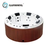 Sunrans hot sale hot tub spa luxury relaxed new design 6 persons bath round spa