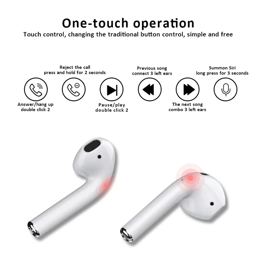 2019 i27 tws mini version 5.0 bluetooth tws wireless earphone auriculares audifonos - ANKUX.COM