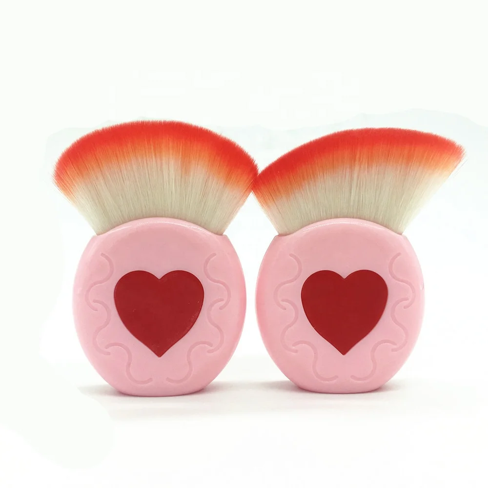 New Design Single Blusher Brush Heart Flat Synthetic Hair Powder Face Brush, Pink flat, pink angular
New Design Single Blusher Brush Heart Flat Synthetic Hair Powder Face Brush, Pink flat, pink angular