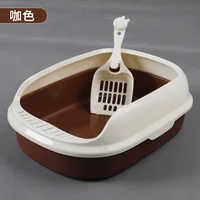

Pet Cleaning Products Plastic Cat Litter Box With Scoop