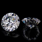 Round Round White Round Brilliant Cut Loose Synthetic Diamond 7.5mm 1.5 Ct Moissanite Price Per Carat