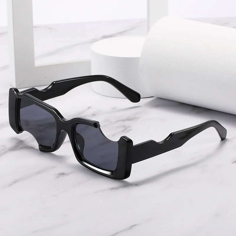 Wholesale newest unisex irregular notched punk shades sun glasses women men retro colored lens rectangle sunglasses
Wholesale newest unisex irregular notched punk shades sun glasses women men retro colored lens rectangle sunglasses