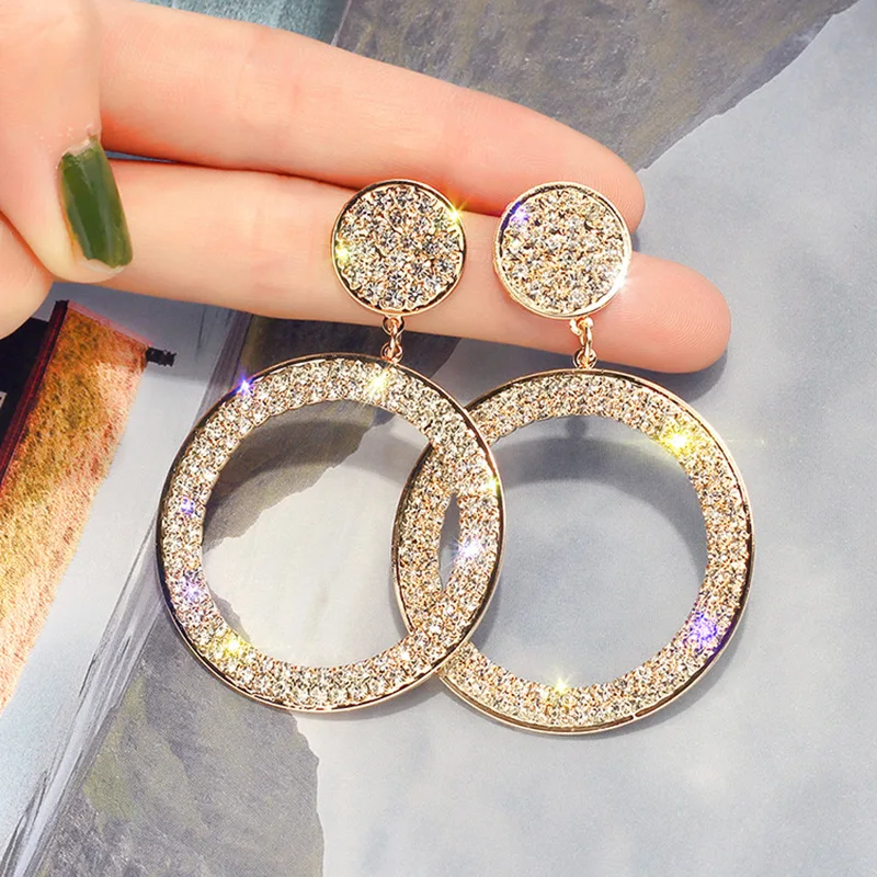 Barlaycs 2021 New Fashion Luxury Statement Shiny Crystal Rhinestone Big Hoop Drop Earrings for Women Party Jewelry, Multi
Barlaycs 2021 New Fashion Luxury Statement Shiny Crystal Rhinestone Big Hoop Drop Earrings for Women Party Jewelry, Multi