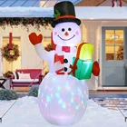 Led Lights Christmas Ourwarm Wholesale 5ft Outdoor Decoration LED Lights US Christmas Snowman Inflatable