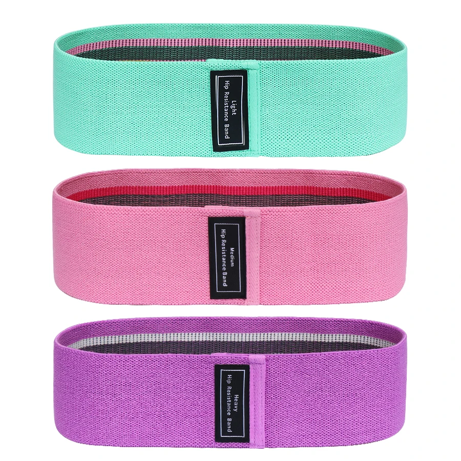 Hot Sale Fabric Stretch Exercise Loops Fast Shipping Logo Custom 3 Resistance Level Hip Bands, Black,gray,white,purple,pink,green
Hot Sale Fabric Stretch Exercise Loops Fast Shipping Logo Custom 3 Resistance Level Hip Bands, Black,gray,white,purple,pink,green