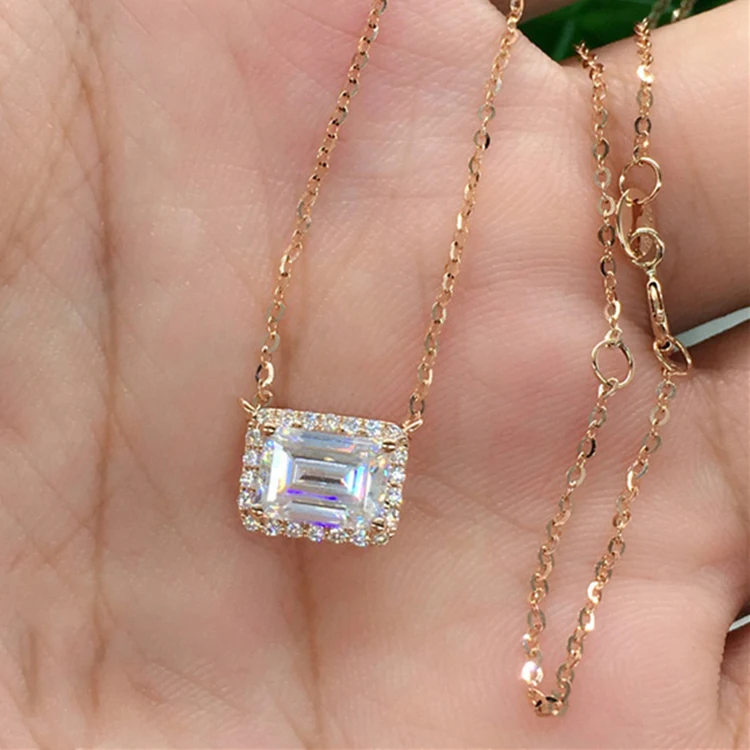 CAOSHI Jewelry Wholesale Rose Gold Plated Chain Square Cut Zircon Pendant Necklaces Women
CAOSHI Jewelry Wholesale Rose Gold Plated Chain Square Cut Zircon Pendant Necklaces Women
