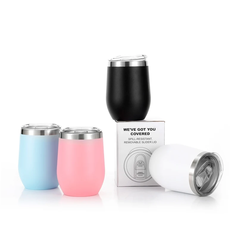 Everich In Stock 12oz Insulated double wall Wine Tumbler stainless steel vacuum mug, Customized color
Everich In Stock 12oz Insulated double wall Wine Tumbler stainless steel vacuum mug, Customized color