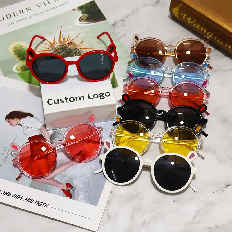 New Bear Ears Cute Kids Sunglasses Candy Fashion Trend Round Red Frame Multi color children Girl Sunglasses, Multi colors
New Bear Ears Cute Kids Sunglasses Candy Fashion Trend Round Red Frame Multi color children Girl Sunglasses, Multi colors