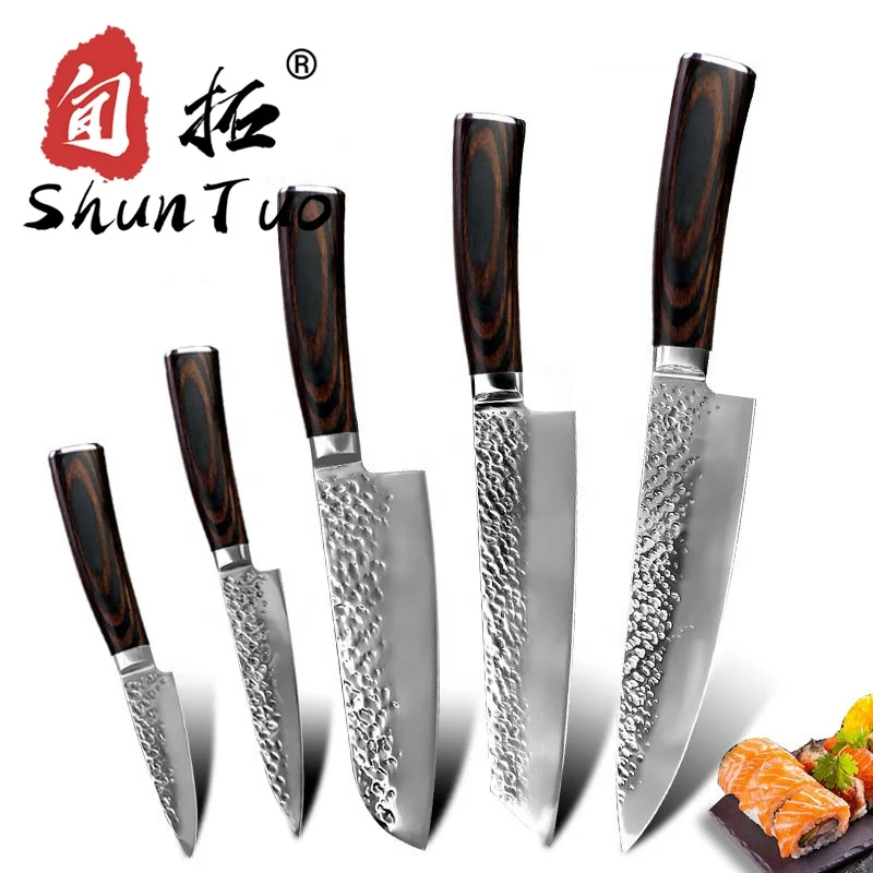 SHUNTUO 6 pcs Chef Knives Kiritsuke peeler Japanese Metal Stainless Steel Wood Kitchen Knives knife set
SHUNTUO 6 pcs Chef Knives Kiritsuke peeler Japanese Metal Stainless Steel Wood Kitchen Knives knife set