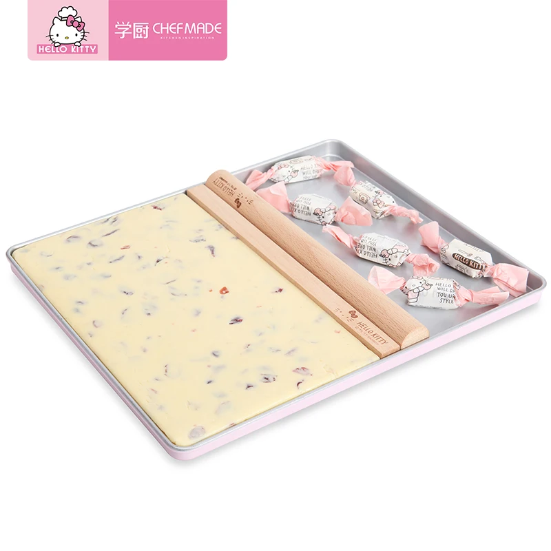 CHEFMADE Kitchen Baking Tool 4Pcs Non Stick Nougat Moulk Baking Tray Set, Pink 
CHEFMADE Kitchen Baking Tool 4Pcs Non Stick Nougat Moulk Baking Tray Set, Pink