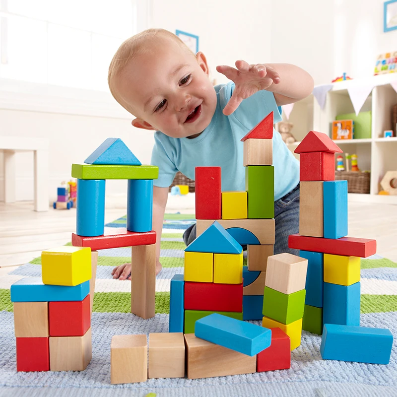 50 Pcs Colorful Building Toys Set Educational Wooden Building Block Toys for kids Stacking Bricks Board Games
50 Pcs Colorful Building Toys Set Educational Wooden Building Block Toys for kids Stacking Bricks Board Games