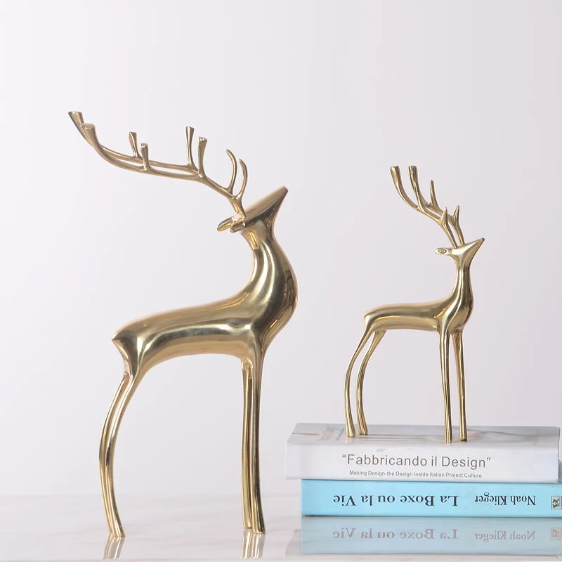HOME DECORATIVE ACCENTS BRASS DEER SET CHRISTMAS DEER STATUE LUXURY INTERIOR SCULPTURE
HOME DECORATIVE ACCENTS BRASS DEER SET CHRISTMAS DEER STATUE LUXURY INTERIOR SCULPTURE