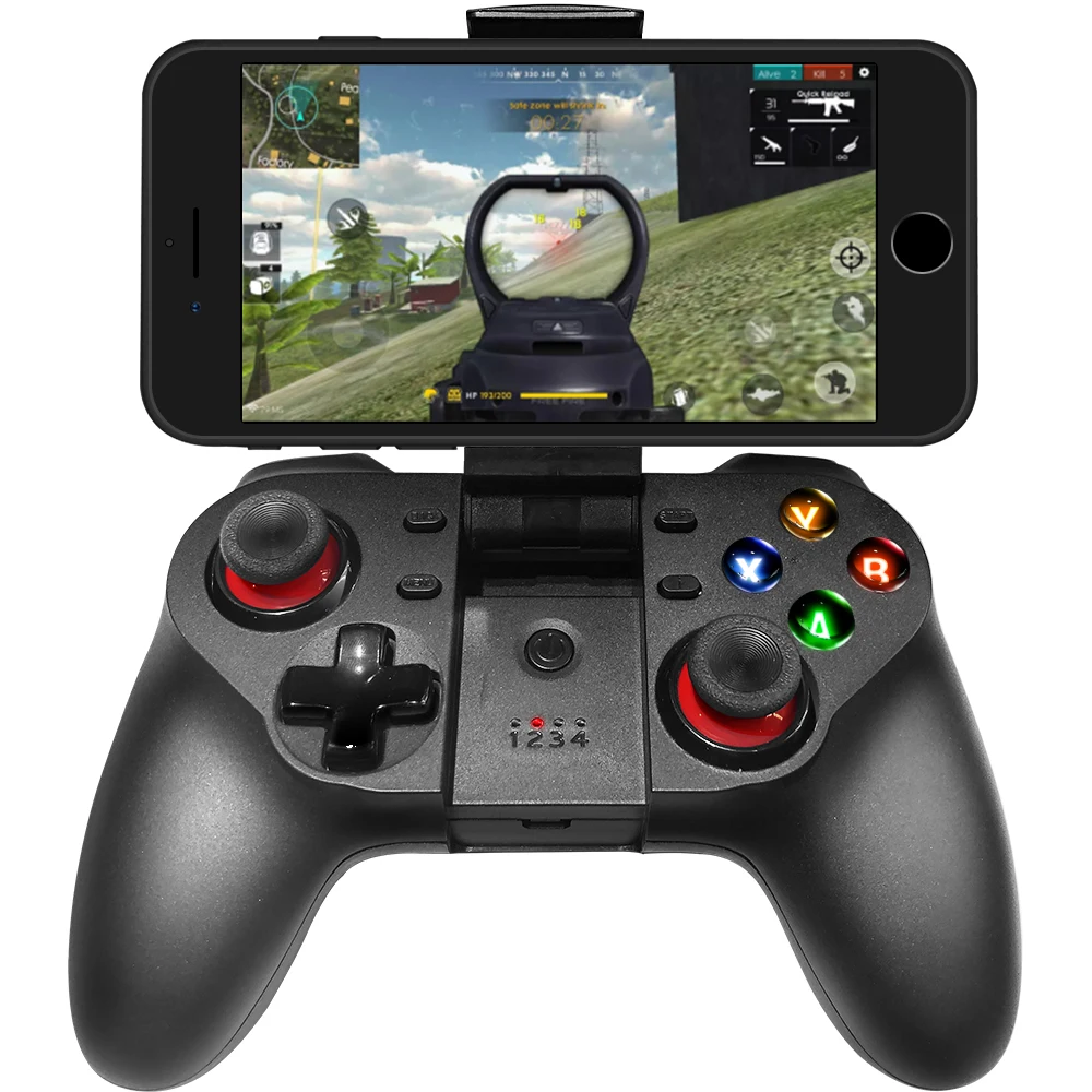 Wireless Handheld Mobile Game Controller Gamepad Joystick Accessories For Call of Duty Android, Black
Wireless Handheld Mobile Game Controller Gamepad Joystick Accessories For Call of Duty Android, Black