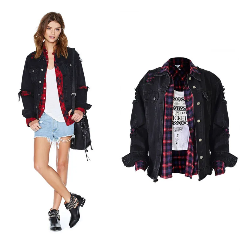 2021 Autumn And Winter Custom Loose Worn Motorcycle Jacket Jeans Biker Jacket Women
2021 Autumn And Winter Custom Loose Worn Motorcycle Jacket Jeans Biker Jacket Women