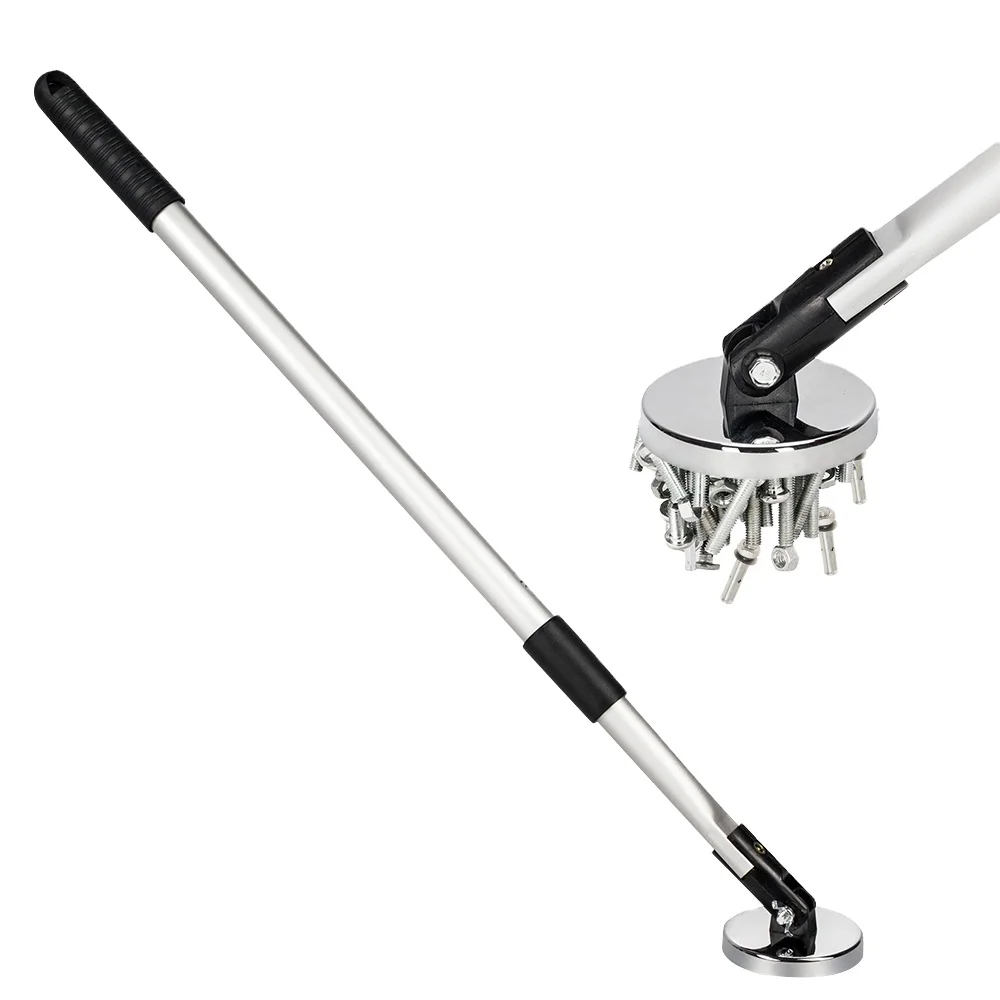 Magnetic Pickup tool Screws Parts Finder Magnet Sweeper 45 Inch, Silver & black
Magnetic Pickup tool Screws Parts Finder Magnet Sweeper 45 Inch, Silver & black