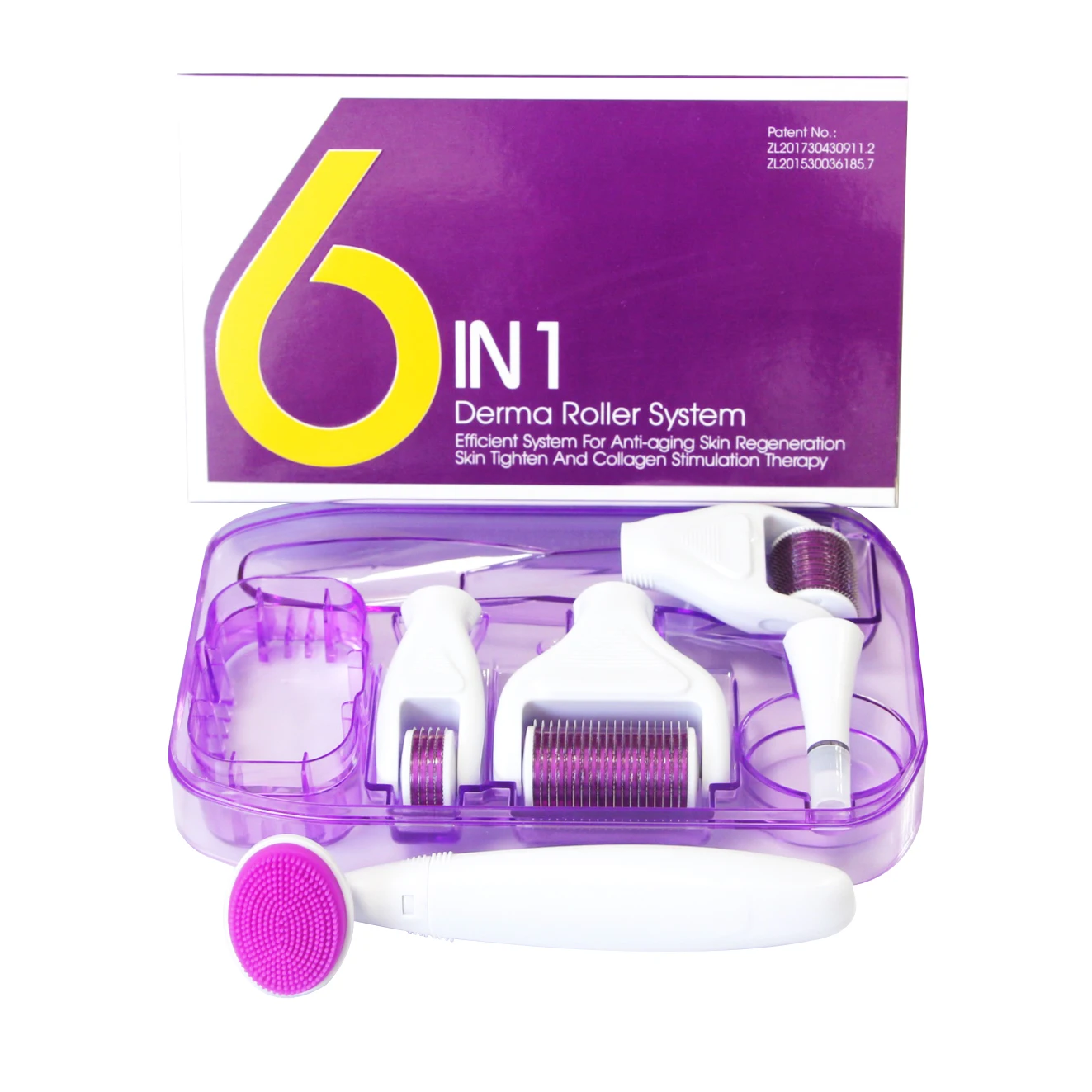 Derma Roller Micro-needling DRS 6 in 1 Kit 5 Roller Head 1.5 Derma roller Kits Scalp Hair Growth
Derma Roller Micro-needling DRS 6 in 1 Kit 5 Roller Head 1.5 Derma roller Kits Scalp Hair Growth