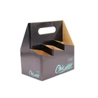 Custom Printed 4/6 Pack Cardboard Beer corrugated box Bottle Packaging Carrier Box
